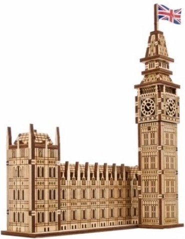 Ugears puzzle mecánico 3D de madera Big Ben