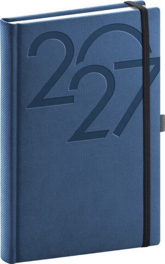 Agenda diaria Notique Ajax 2027 azul 15 × 21 cm
