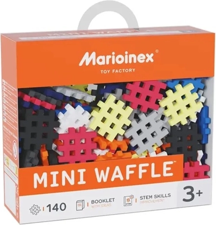 Mini set de construcción Waffle, 140 piezas, modelo 3
