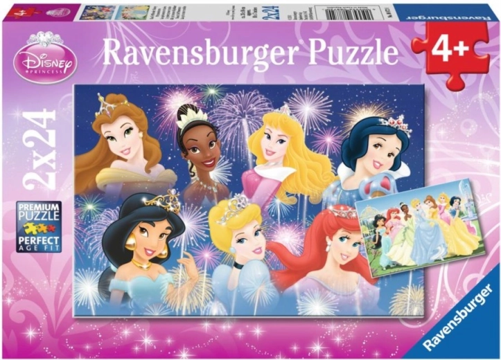 Puzzle Ravensburger Princesas hermosas 2×24 piezas