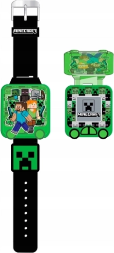 Reloj infantil educativo MINECRAFT con juegos