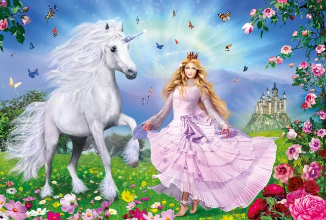 Puzle Princesa de unicornios 100 piezas
