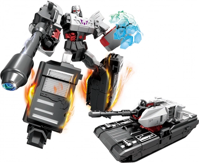 Autorobot Tank King negro 19 cm