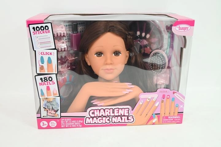 Cabeza de peluquería Bayer Charlene – mega set