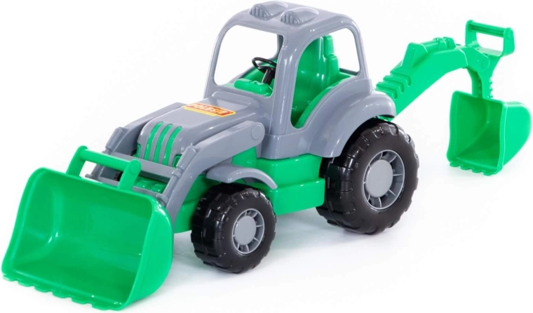 2 en 1: cargadora y excavadora