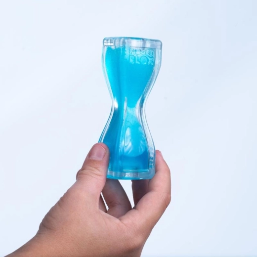Fidget Blox Vision lava de colores azul – herramienta antiestrés