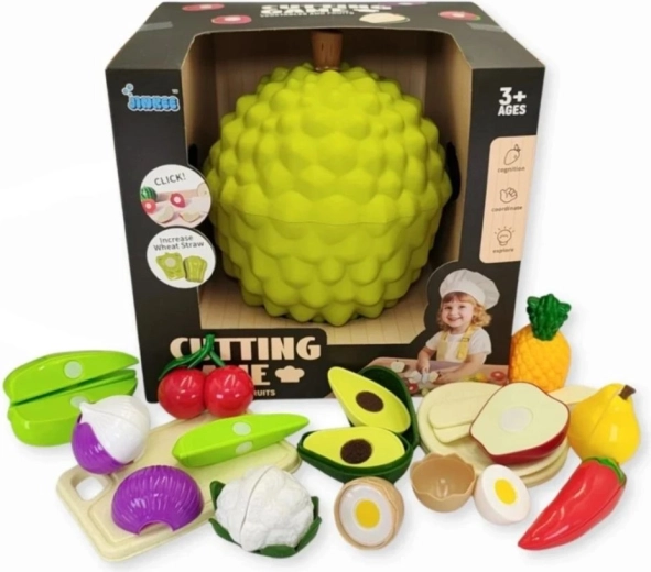 Jinkee set para cortar frutas y verduras (durian)