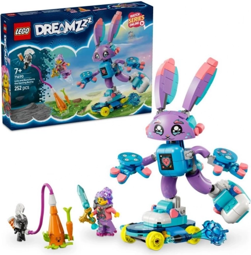 LEGO® DREAMZzz™ 71490 Izzie y el conejo gamer Bunchurro