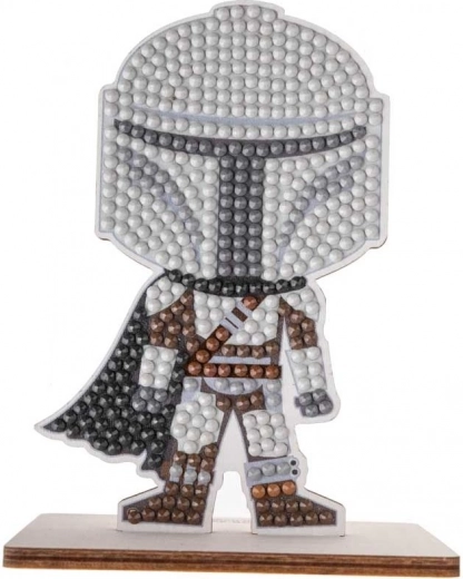 Pintura de diamantes Crystal Art Buddies Star Wars: The Mandalorian – figura decorativa individual