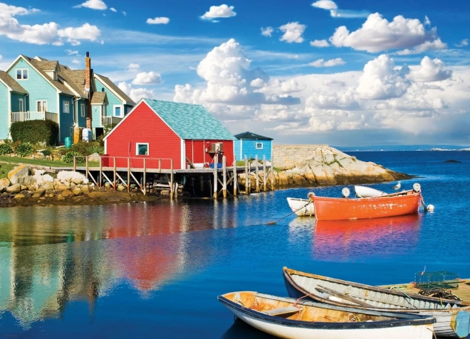 Puzzle EUROGRAPHICS Peggy's Cove, Nueva Escocia – 1000 piezas