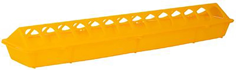 Comedero para aves de corral 50 cm de plástico Goodfarm