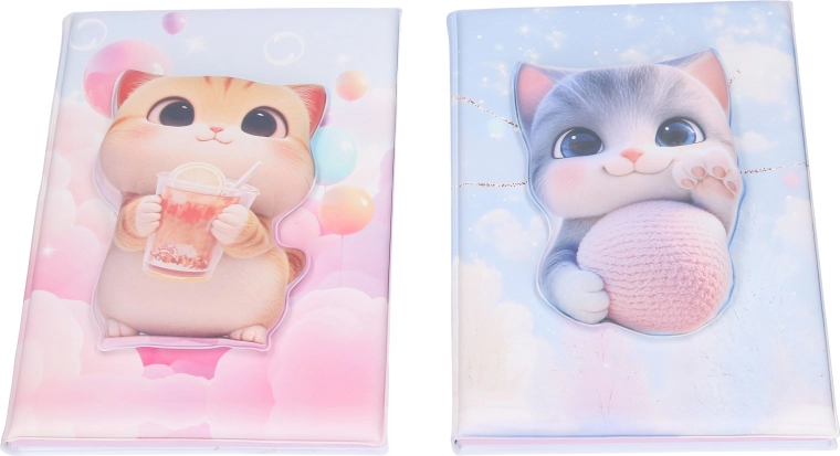 Bloc de notas rayado Gato 14,5 × 20,5 cm - 1 unidad