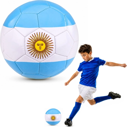 Balón de fútbol de entrenamiento Argentina, talla 5 (22 cm)
