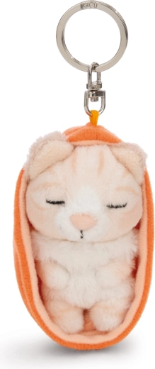 Diseño adorable de gatita dormida