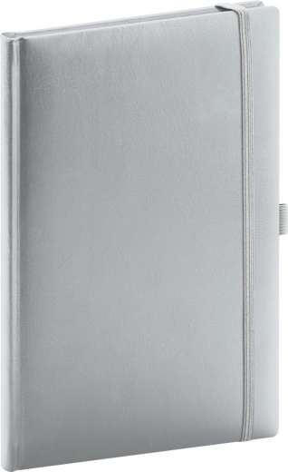Cuaderno de notas Notique Balacron plateado punteado 15 × 21 cm