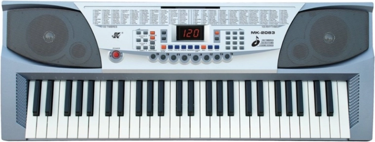 Amplio equipamiento de sonidos y ritmos