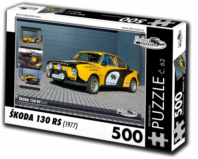 Puzzle Retro-Autos Škoda 130 RS 500 piezas