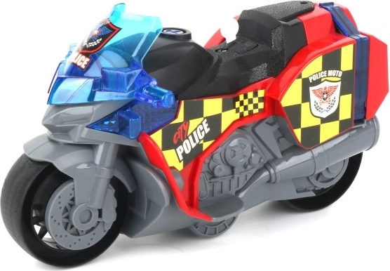 Juguete de motocicleta realista con efectos de luz y sonido