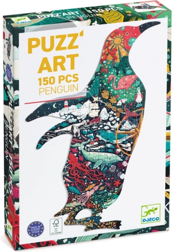 Puzle Djeco pingüino 150 piezas