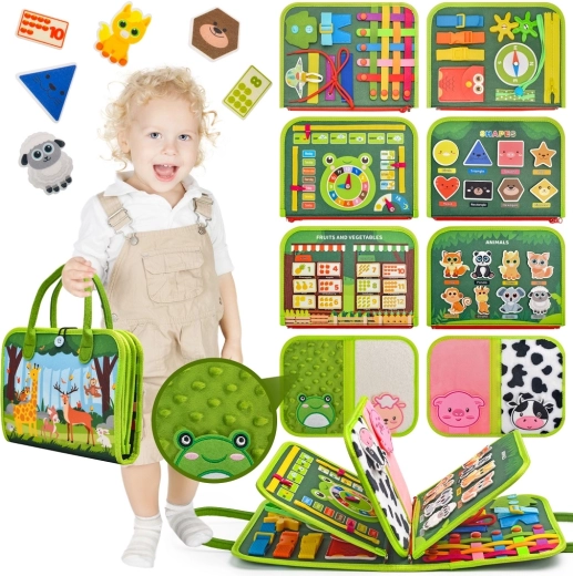 2Kids Toys libro sensorial busy de animalitos