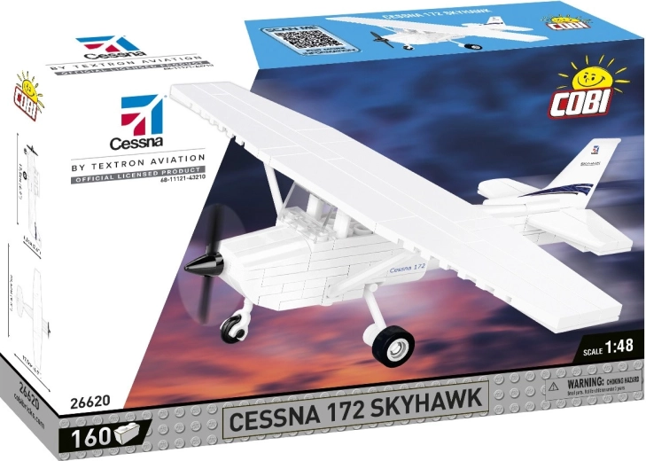 Cobi set de construcción Cessna 172 Skyhawk 160 piezas blanco
