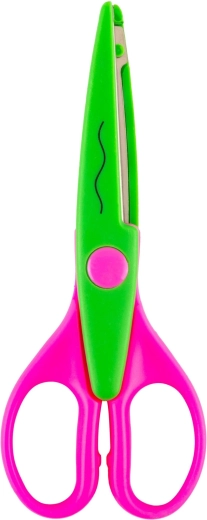 Tijeras decorativas con corte ondulado