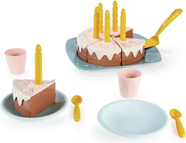 Set infantil de tarta de cumpleaños con accesorios