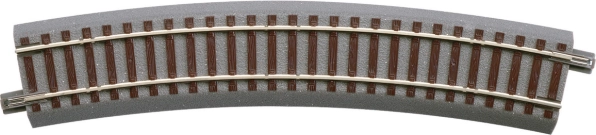 ROCO geoLINE vía curva con balasto R502,7 mm, 22,5°, H0