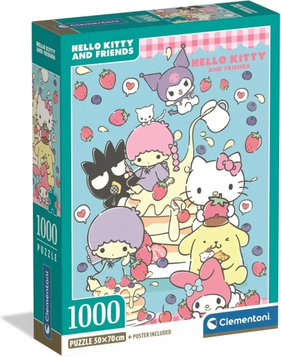 Puzzle Clementoni Hello Kitty y amigos 1000 piezas