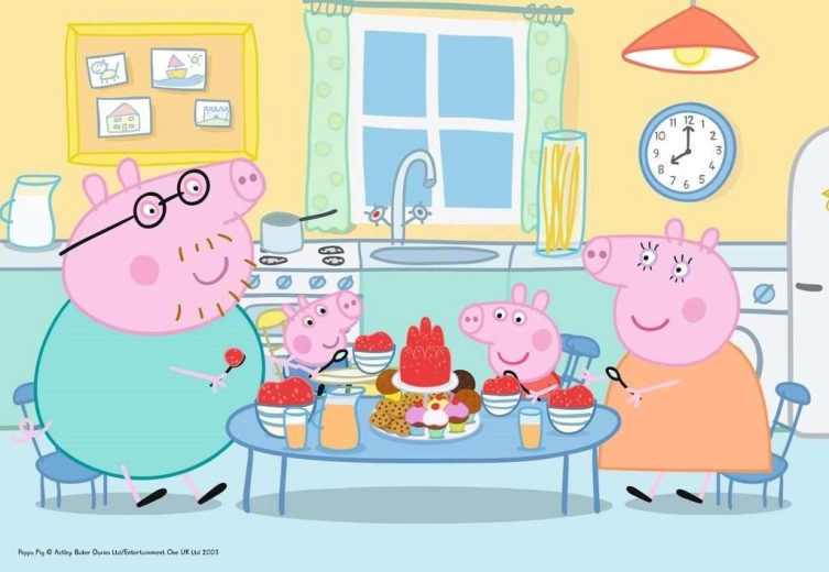 Puzzle Ravensburger Peppa Pig – postre, 35 piezas