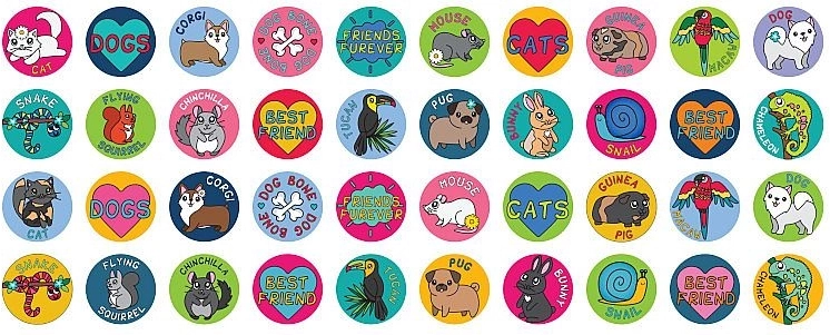 320 pegatinas para crear sin fin