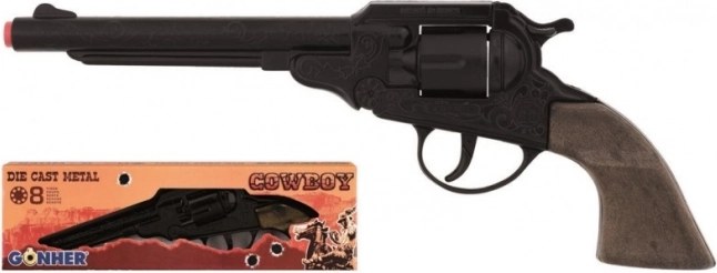 Revólver vaquero metálico para 8 cartuchos