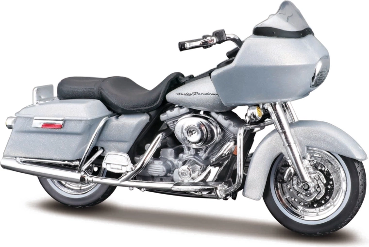 Maisto Harley-Davidson 2002 FLTR Road Glide gris metálico 1:18