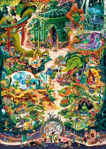 Puzzle HEYE jardín botánico 2000 piezas