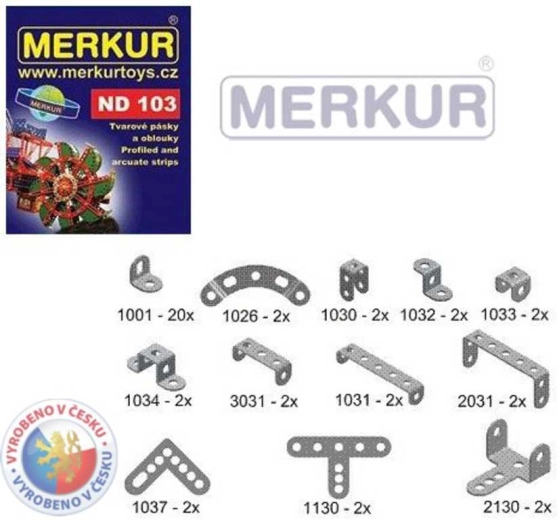 Merkur tiras y arcos – piezas de repuesto ND 103
