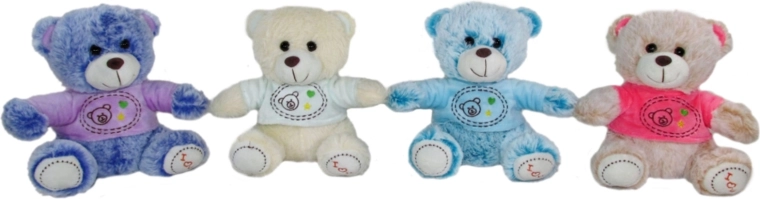 oso de peluche de 20 cm con suéter