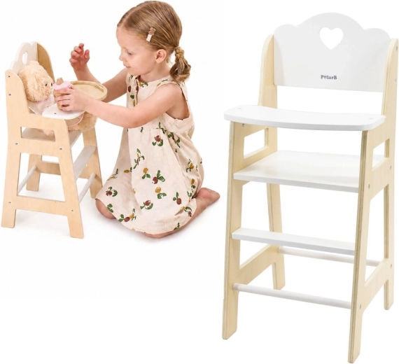 Trona de madera para muñecas Viga PolarB