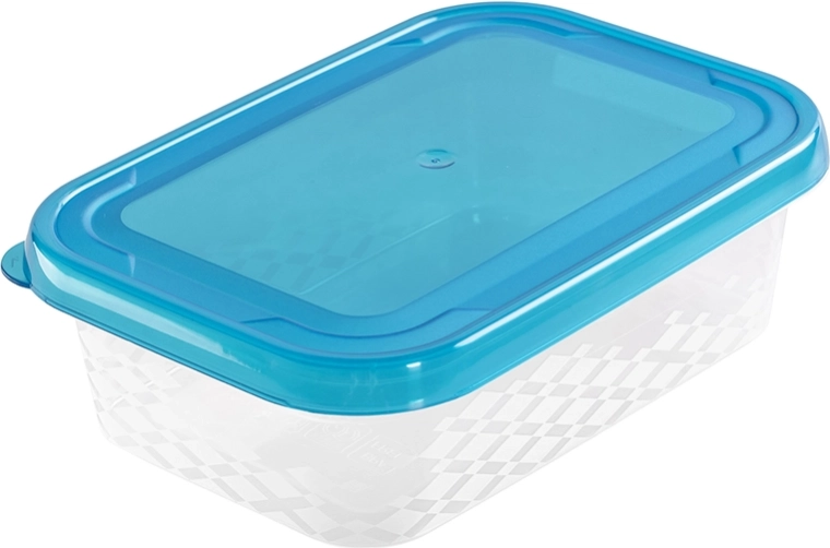 Caja para alimentos Blue Box 0,5 l azul rectangular