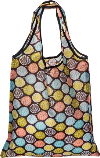 Bolsa de la compra plegable Pretty Up con motivo de hojas 59 × 37 cm