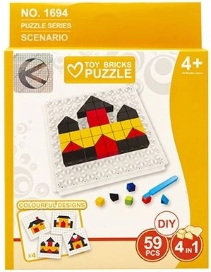Puzle de construcción de 59 piezas