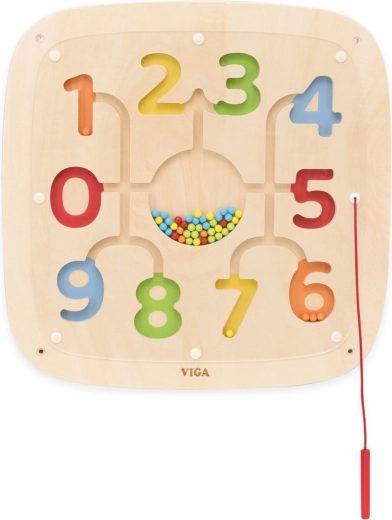Tablero educativo magnético con números de Viga Toys