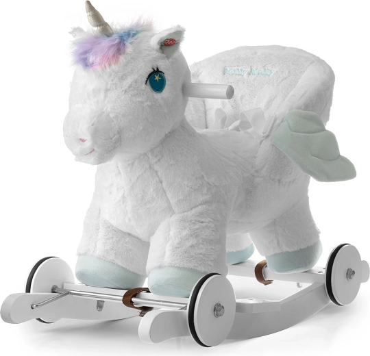 Unicornio balancín Milly Mally Polly White