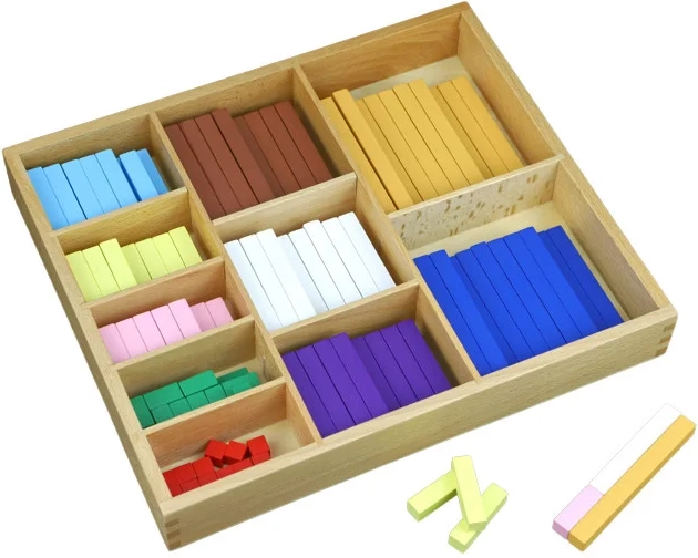 Moyo Montessori varillas de conteo de colores