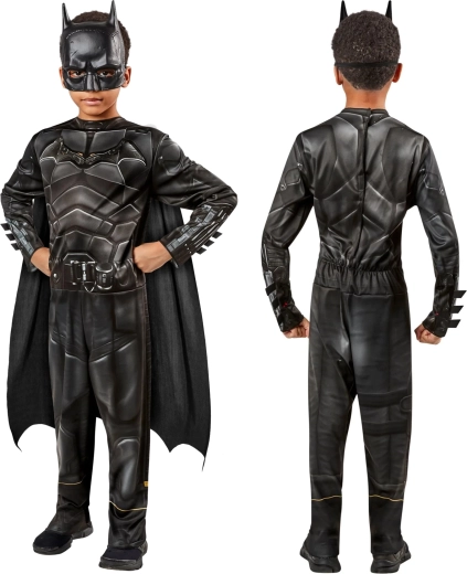 Disfraz infantil de BATMAN con máscara y capa 129–139 cm (8–10 años)