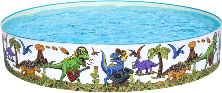 Diseño divertido con dinosaurios