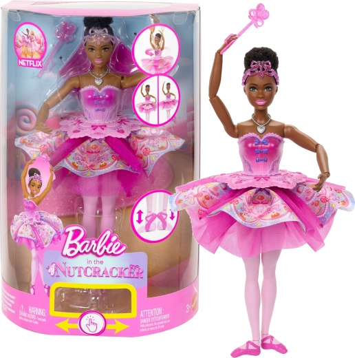 Barbie Barbie en El Cascanueces bailarina Hada de Azúcar con falda cambiante