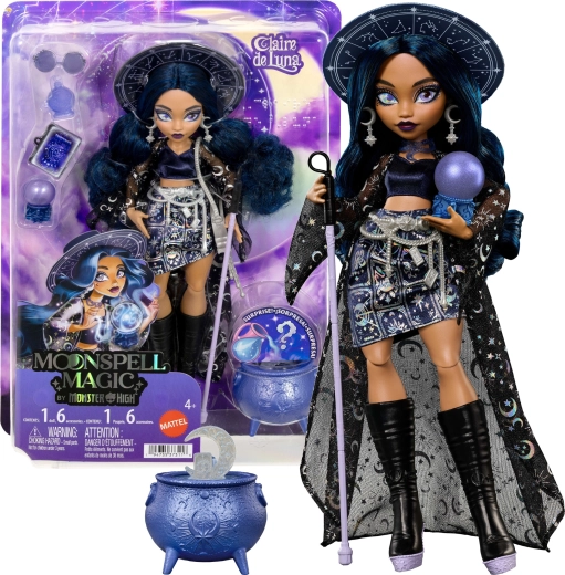 Monster High Moonspell Magic muñeca Claire de Luna 26 cm con accesorios