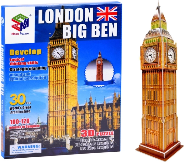 Rompecabezas 3D Londres Big Ben