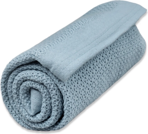 Vinter & Bloom manta Soft Grid Organic dim blue