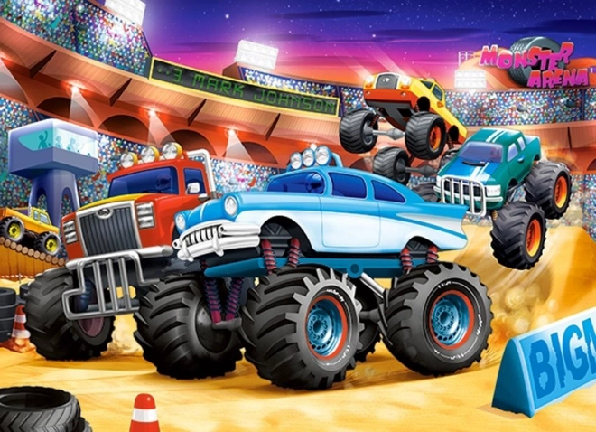 Puzle de 70 piezas Monster Truck Show